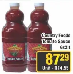 J&E Cash and Carry Country Foods Tomato Sauce offer