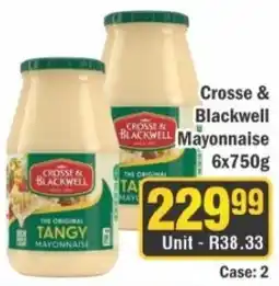 J&E Cash and Carry Crosse & Blackwell Mayonnaise offer