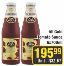 J&E Cash and Carry All Gold Tomato Sauce offer