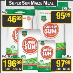 J&E Cash and Carry Super Sun Maize Meal offer