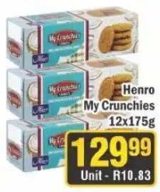 J&E Cash and Carry Henro My Crunchies offer