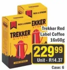 J&E Cash and Carry Trekker Red Label Coffee offer