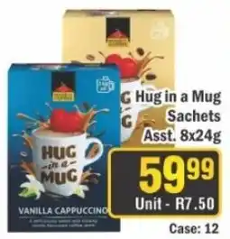 J&E Cash and Carry Hug in a Mug Sachets offer