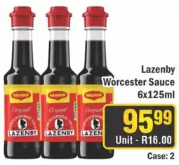 J&E Cash and Carry Maggi Lazenby Worcester Sauce offer