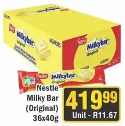 J&E Cash and Carry Nestle Milky Bar (Original) offer