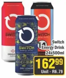J&E Cash and Carry Switch Energy Drink offer