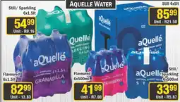 J&E Cash and Carry aQuellé Water offer