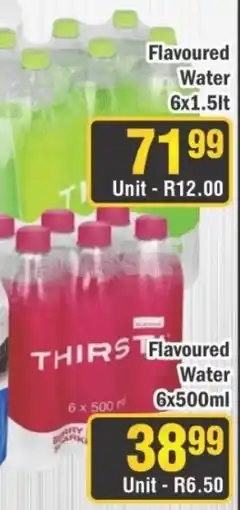 J&E Cash and Carry Flavoured Water THIRST offer