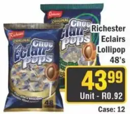 J&E Cash and Carry Richester Eclairs Lollipop offer