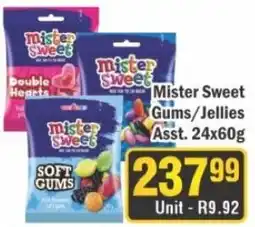 J&E Cash and Carry Mister Sweet Gums/Jellies Assorted offer