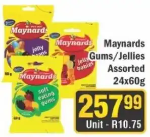 J&E Cash and Carry Maynards Gums/Jellies Assorted offer