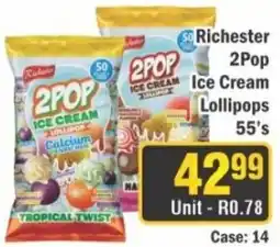 J&E Cash and Carry Richester 2Pop Ice Cream Lollipops offer
