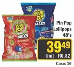 J&E Cash and Carry Pin Pop Lollipops offer