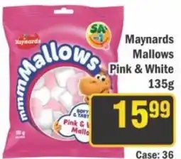 J&E Cash and Carry Maynards Mallows Pink & White offer