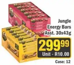 J&E Cash and Carry Jungle Energy Bars Assorted offer
