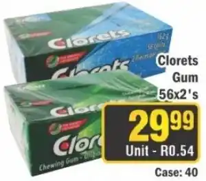 J&E Cash and Carry Clorets Gum offer