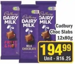 J&E Cash and Carry Cadbury Dairy Milk Choc Slabs offer