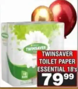 Advance Cash n Carry TWINSAYER TOILET PAPER ESSENTIAL offer