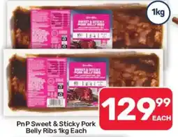 Pick n Pay Hypermarket PnP Sweet & Sticky Pork Belly Ribs offer