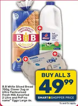 Pick n Pay Hypermarket B.B White Sliced Bread offer