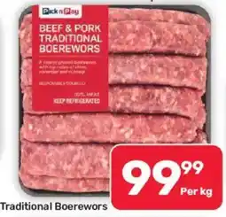Pick n Pay Hypermarket Pick n Pay Beef & Pork Traditional Boerewors offer