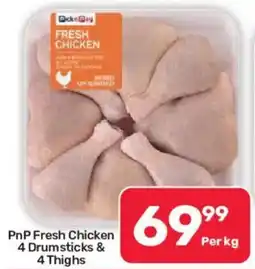 Pick n Pay Hypermarket PnP Fresh Chicken 4 Drumsticks & 4 Thighs offer
