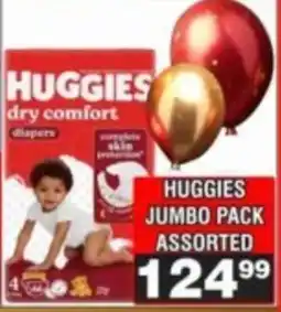 Advance Cash n Carry HUGGIES JUMBO PACK ASSORTED offer