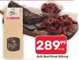Pick n Pay Hypermarket Bulk Beef Kiosk Biltong offer