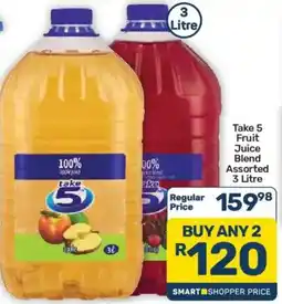 Pick n Pay Hypermarket Take 5 Fruit Juice Blend Assorted offer