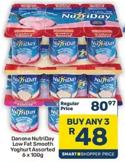 Pick n Pay Hypermarket Danone NutriDay Low Fat Smooth Yoghurt Assorted offer