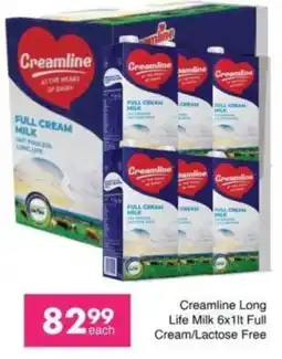 Save Creamline Long Life Milk offer