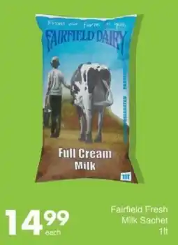 Save Fairfield Fresh Milk Sachet offer
