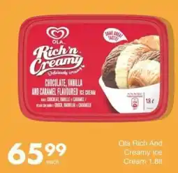 Save Ola Rich And Creamy Ice Cream offer