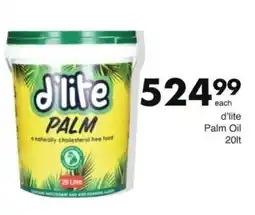 Save d'lite Palm Oil offer