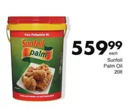 Save Sunfoil Palm Oil offer