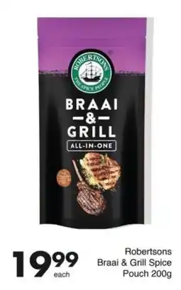 Save Robertsons Braai & Grill Spice Pouch offer