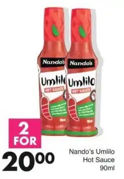 Save Nando's Umlilo Hot Sauce offer