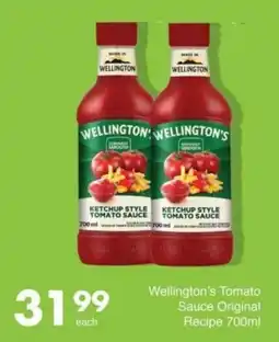 Save Wellington's Tomato Sauce Original Recipe offer
