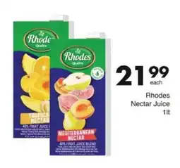 Save Rhodes Nectar Juice offer