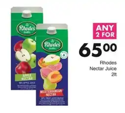 Save Rhodes Nectar Juice offer