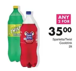 Save Sparletta/Twist Cooldrink offer