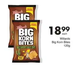 Save Willards Big Korn Bites offer
