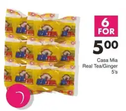 Save Casa Mia Real Tea/Ginger offer