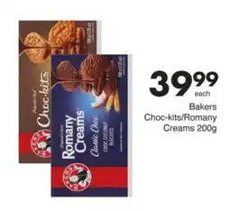 Save Bakers Choc-kits/Romany Creams offer