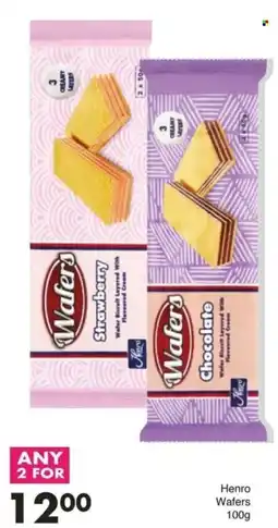 Save Henro Wafers offer