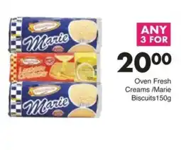 Save Oven Fresh Creams /Marie Biscuits offer