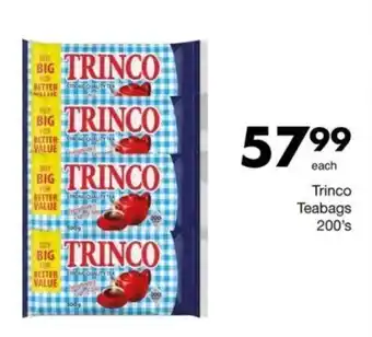 Save Trinco Teabags offer