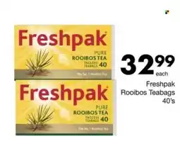 Save Freshpak Rooibos Teabags offer