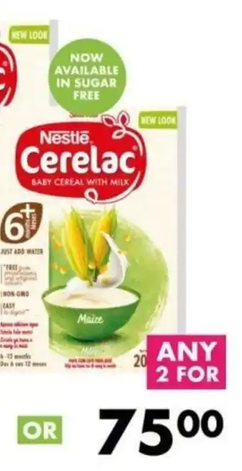 Save Nestle Cerelac Baby Cereal with Milk offer