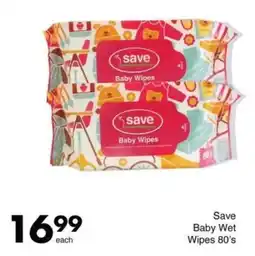 Save Save Baby Wet Wipes 80's offer